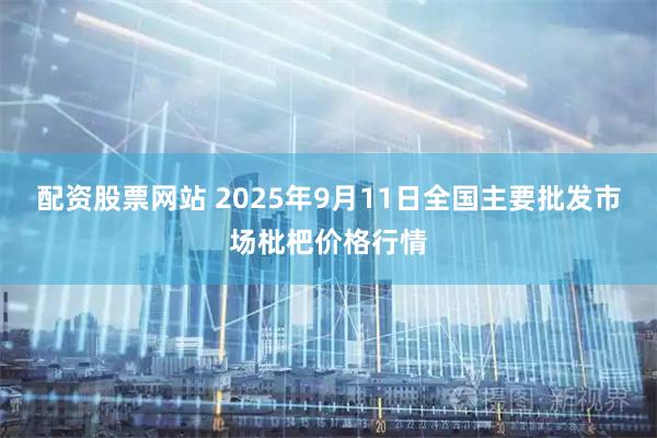 配资股票网站 2025年9月11日全国主要批发市场枇杷价格行情