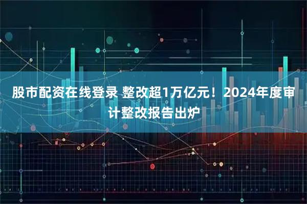 股市配资在线登录 整改超1万亿元！2024年度审计整改报告出炉
